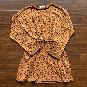 Zara Kids Leopard Print Dress for Girls